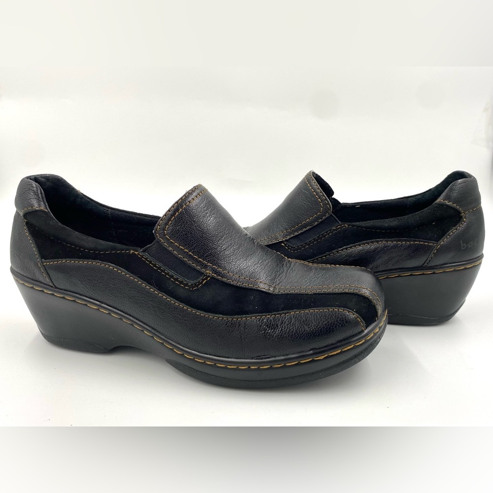 BOC Clogs Women's 8.5 Black Nurse Comfort Slip-on Work Shoes